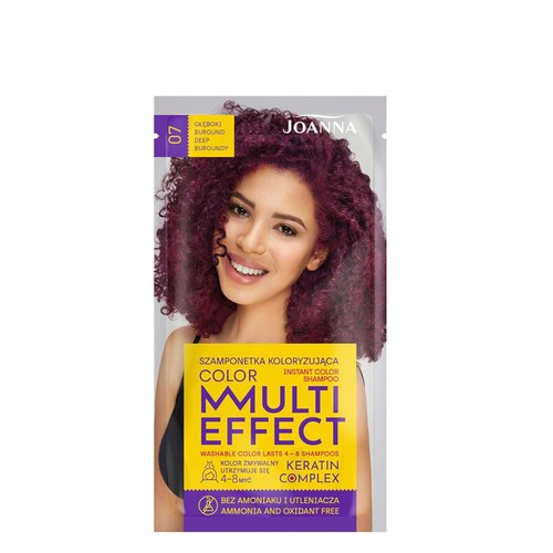 Joanna Multi Effect Hair Colour Shampoo Dye Sachet 4 to 8 Washes Keratin Complex - Picture 19 of 35