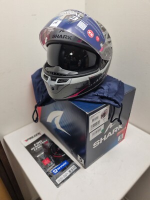 SHARK D'SKWAL 3 BLAST-R Motorrad Integralhelm grau/rosa/schwarz Gr. XS (53-54cm)