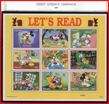 Océanie 1997 Disney Literacy=2 S/S + M/S MNH Cinéma, Fairy Contes