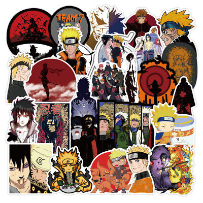 30 Adesivos Stickers Bombs Anime Naruto 8cm