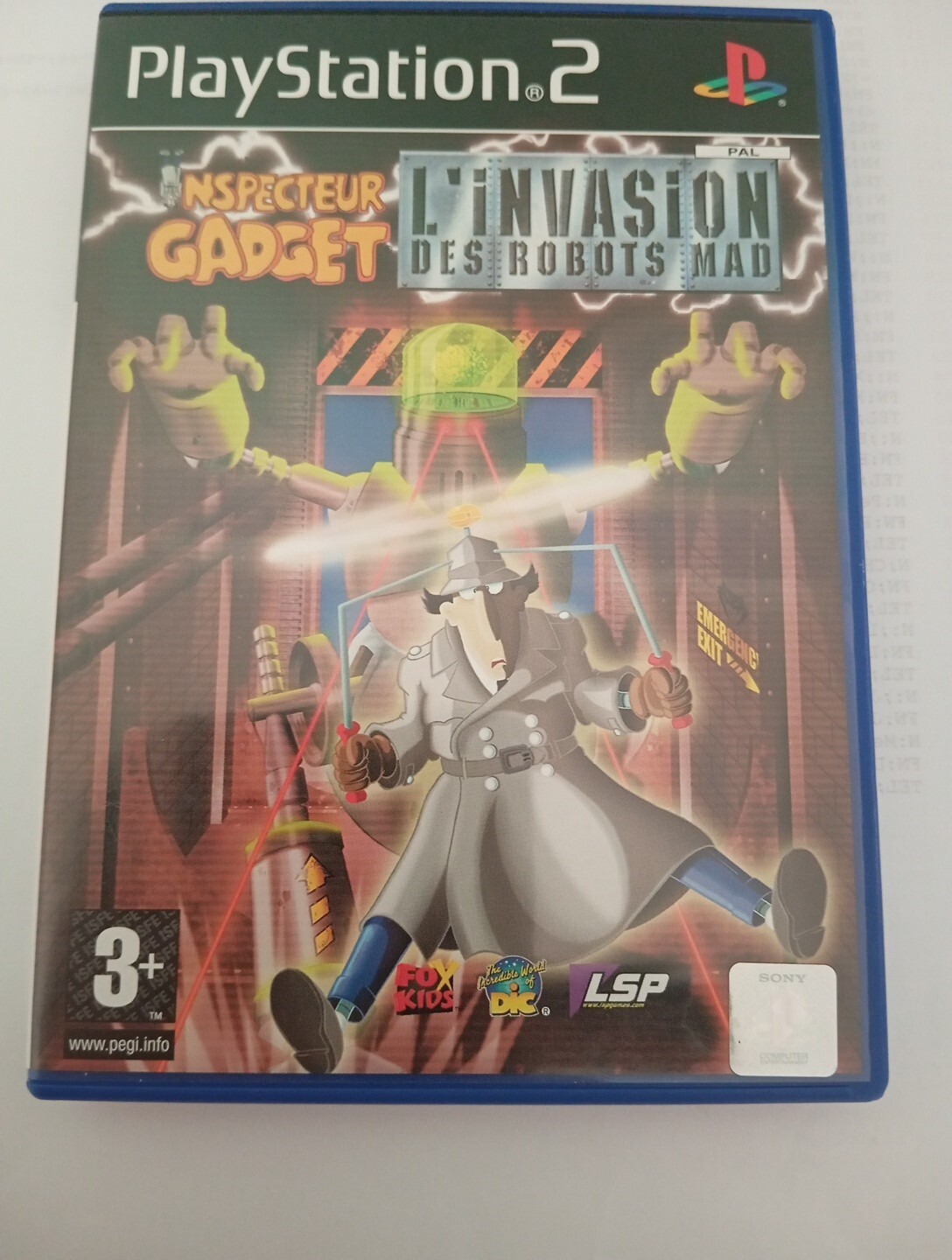 Inspecteur Gadget L Invasion Des Robots Mad Pour PS2 Boitier Notice Française 