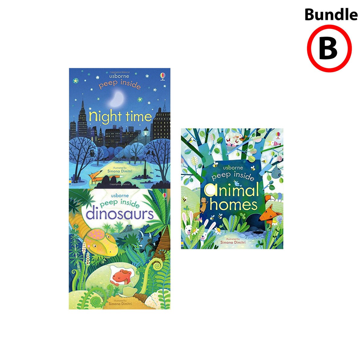 Usborne Peep Inside series Children's books pack A Fairy Tale