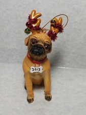 Pug Christmas Ornament 2013 Paws And Claus Adorable
