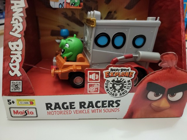 Angry Birds Rage Racers Red Bird Motorized Vehicle Sounds Rovio 2019 ...