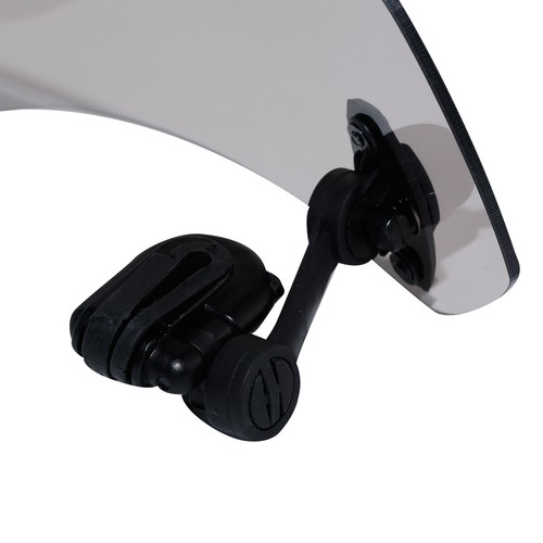 Smoked Motorcycle Windshield Windscreen Deflector Extension Spoiler - Picture 8 of 9