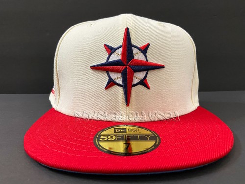 SPORTSWORLD SEATTLE MARINERS OFF WHITE RED ICY KINGDOME PATCH NOT HAT CLUB 7 - Picture 2 of 10