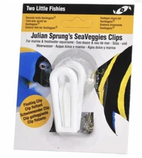 Two Little Fishies SeaVeggies Clips Holds SeaWeed & Lettuce for Feeding Fish