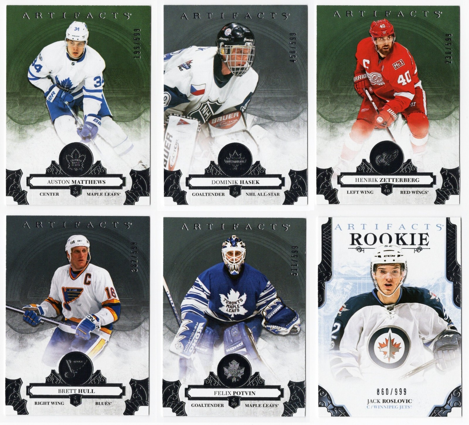 2017-18 Artifacts Shortprints Stars Legends Rookies #101-180 Pick From List !!