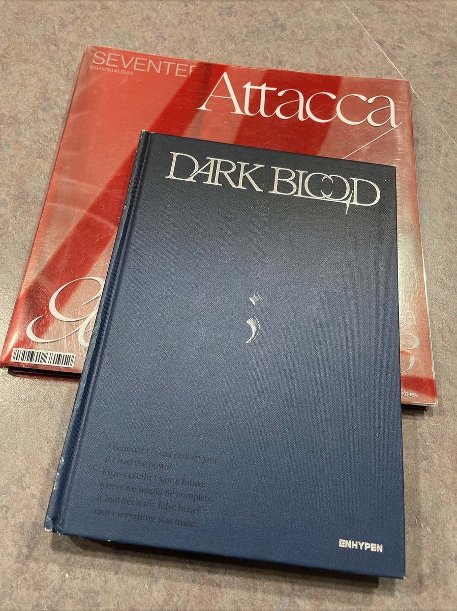 Enhypen - Dark Blood (CD Mini-Album Half 2023) And Seventeen