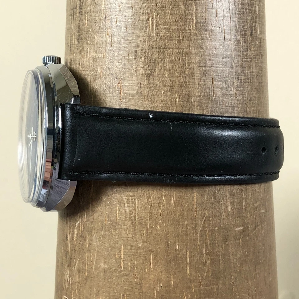 Reloj de cuerda mecánico vintage piloto 24 horas hombre ruso 38 mm 7 1/2" Foto 3 de 4