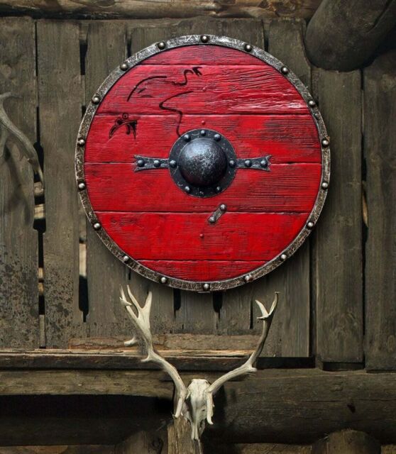 Medieval Ragnar Lothbrok Authentic Battleworn Viking Shield Condition: New