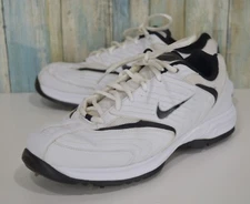 Vtg Nike Challenge Golf Cleats Men's Size 8.5 White Golfing Shoes 312398-101
