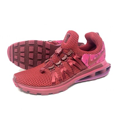 LIKNU Nike Womens Shox Gravity AQ8554-606 Maroon Running Shoes