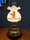 New ListingFENTON Majestic Flight Eagle Lamp Beverly Cumberledge Signed #39/250 Limited Ed