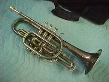 Conn 16A Silver Cornet in Excellent Ready to Play Condition.