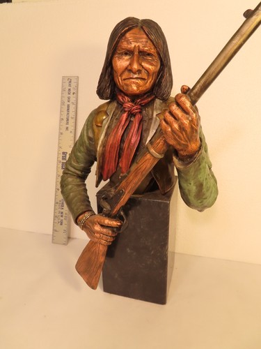 "Geronimo - Rebellious" - Legends of the West, bronze, by C.A. Pardell, 695/950