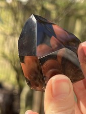 Brazilian Dark Smoky Citrine Quartz Point AAA+ Super Extra 129g GB55