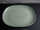 Vintage Poole Pottery Cameo Light Green 1375 35cm Platter Serving Oblong Plate