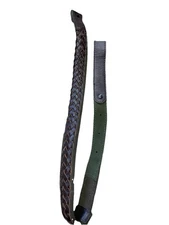 Allen Company Vintage Braided Leather Suede Sling Discontinued Hunting Western