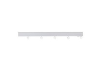 Cadence & Co S-Fold Curtain Track Set + S-Fold Wand (White) - 140cm