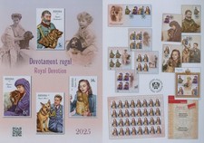 Romania 2025 Royal Devotion, Hohenzollern, Dogs Mi.8526-29 A, Block 1046