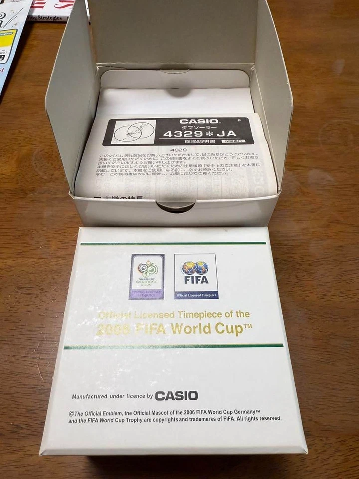 CASIO 2006 Limited Edition OCEANUS Germany World Cup Radio Solar Titanium Japan - Изображение 4 из 4
