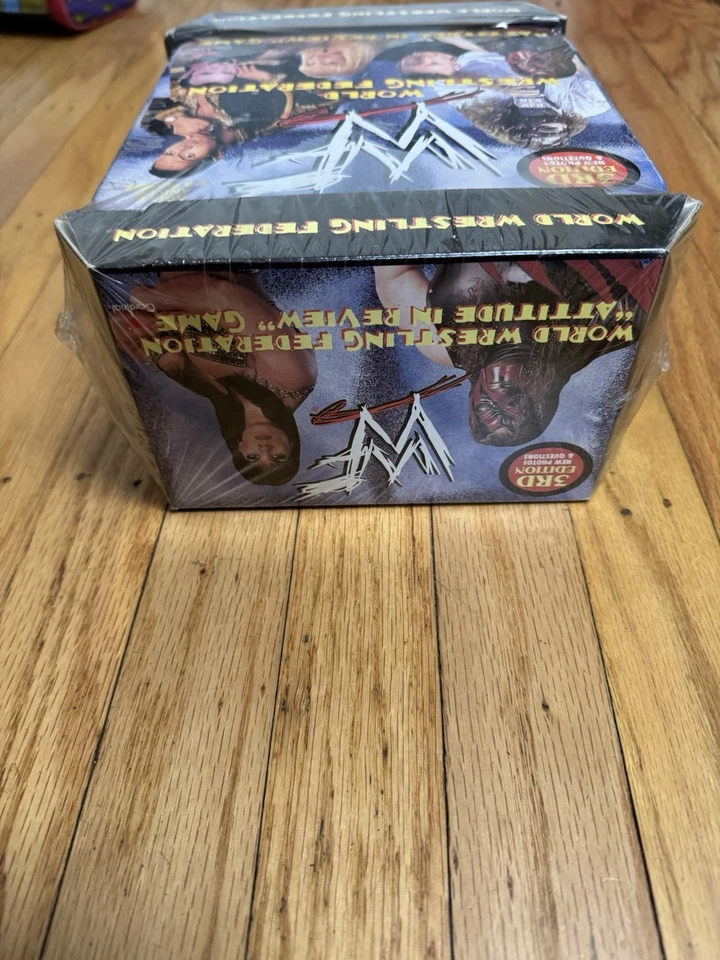 Vtg 1999 WWE WWF Attitude Review Game Trivia 3rd Edition ROOKIE CARDS Sealed New - Image 4 of 4