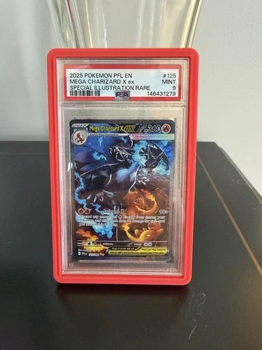 New ListingMega Charizard x EX 125/094 Me02: Phantasmal Flames Holo PSA 9