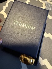 TRUMIUM 8mm Złota opaska ślubna z węglika wolframu Obrączka ślubna Męska Damska Komfort Fit