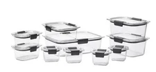 2 Sets - Unopened New Rubbermaid Brilliance Food Containers 40 pieces (2x20 pcs)