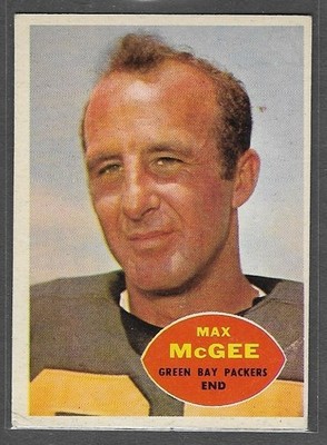 1960 Topps #55 Max McGee (VG-EX) Green Bay Packers