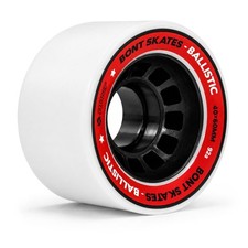 Ballistic Roller Skate Wheels with Bearings, Indoor Outdoor Quad, 60x40mm 92A...