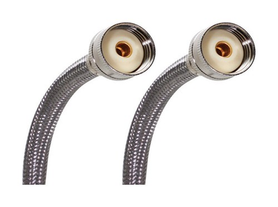 #ad Fluidmaster 9WM60 Steel 3 4 in. Female x Female Washing Machine Hose 60 L in. $20.35