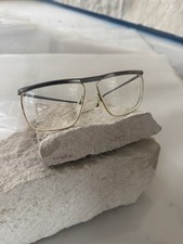 Vintage RARE Logo Paris Eyeglasses Metal Frame France