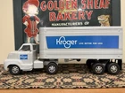 Vintage Dunwell Kroger Private Label Toy Tractor Trailer Semi Truck Not Tonka