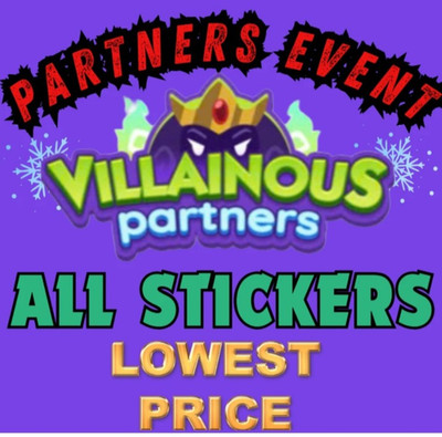 MOGO Stickers Go( Partner Event 1-6 ) For Monopoly Go  SUPER FAST DELIVERY 24/7
