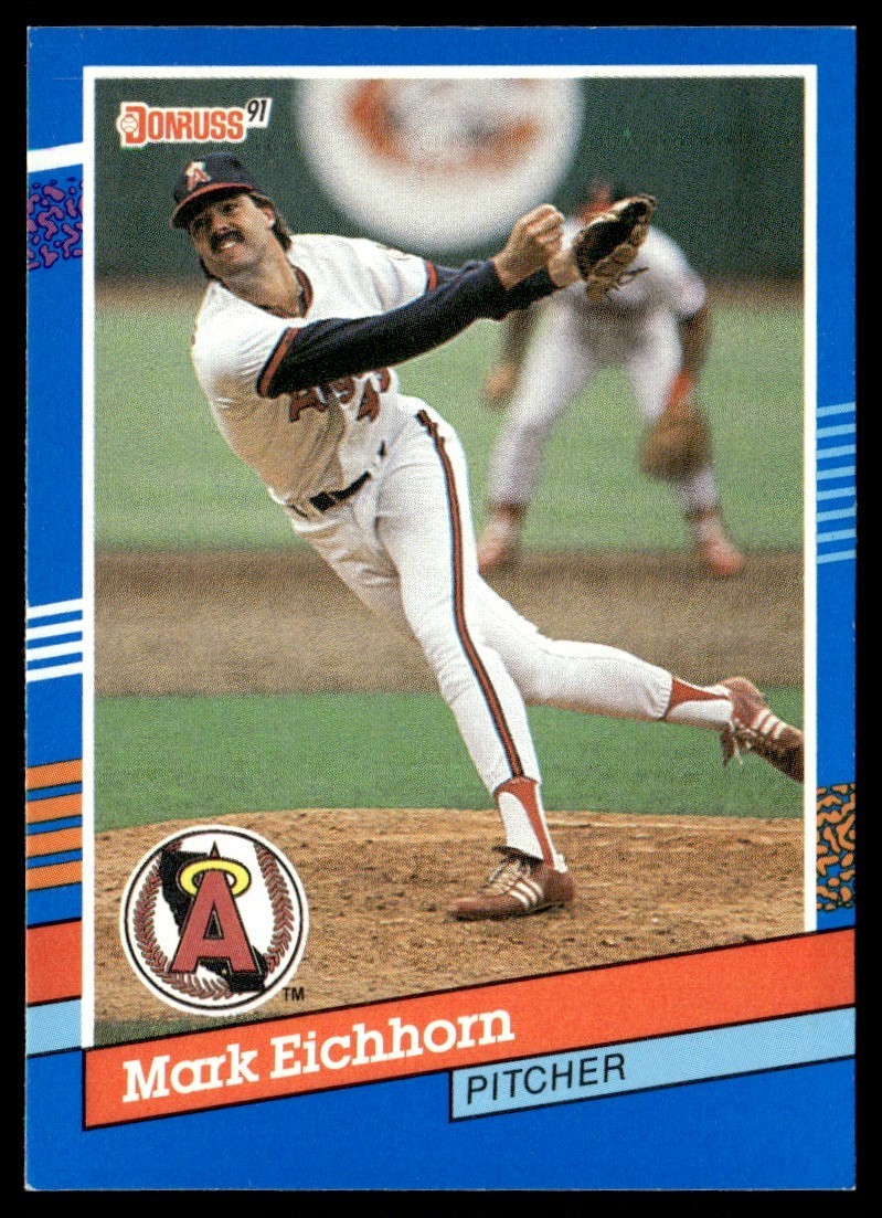 1991 Donruss Mark Eichhorn California Angels #318