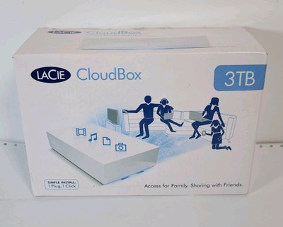 LAC9000344 LaCie CloudBox Network Storage Server -  3 TB - Personal Cloud Server