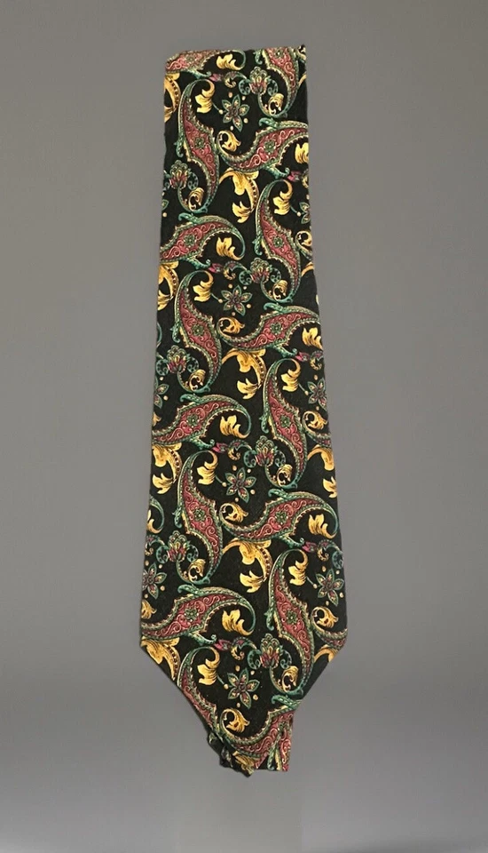 "Juego de 3 corbatas de seda para hombre MMA Metropolitan Museum of Art vintage 58"" X 4""" Foto 4 de 4