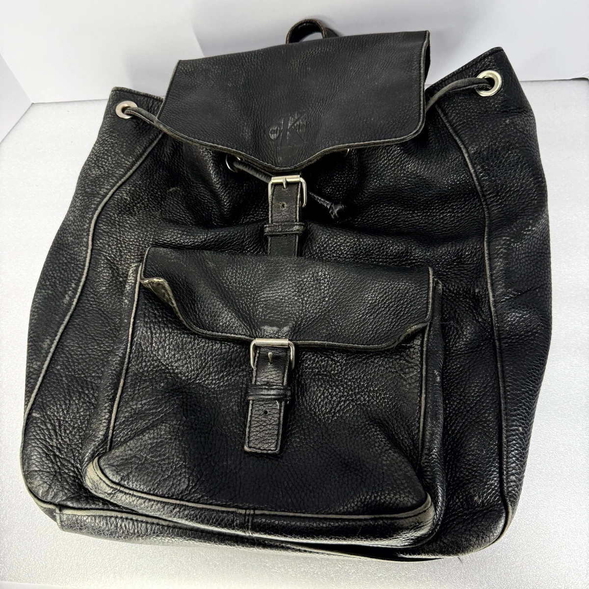 Calvin Klein Leather Exterior Backpack Bags & Handbags for 
