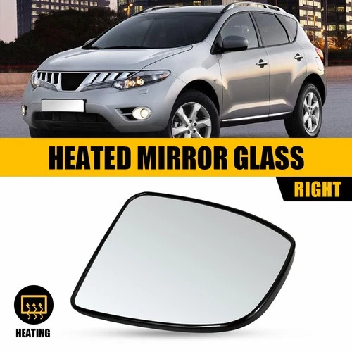 Heated Mirror Glass w/ Backing Plate Right Side GANI2119 For Nissan Murano 09-14