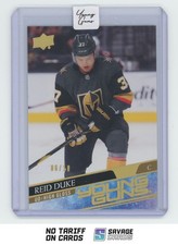 2020-21 UD Young Guns UD High Gloss Reid Duke /10 #202 Vegas Golden Knights