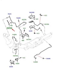 LAND ROVER RANGE ROVER EVOQUE L551 Auspuffhalterung oben LR084434 NEU ORIGINAL