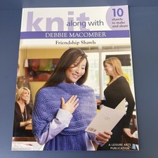 Leisure Arts Knit Debbie Macomber Friendship Knitting Book 2008 New Soft Cover