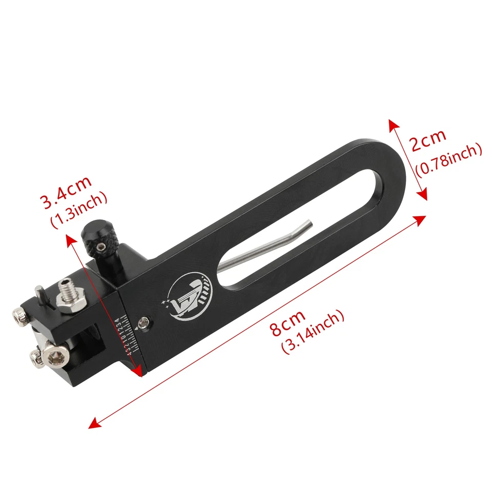 Magnetic Arrow Rest Adjustable Backside Shockproof Archery Recurve Bow Shooting - Image 4 of 4
