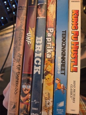 6 DVDs. Good Quality. Widescreen. English.
