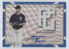2021 Leaf Perfect Game National Showcase Blue Wave 9/9 Jackson Ferris Auto xb2