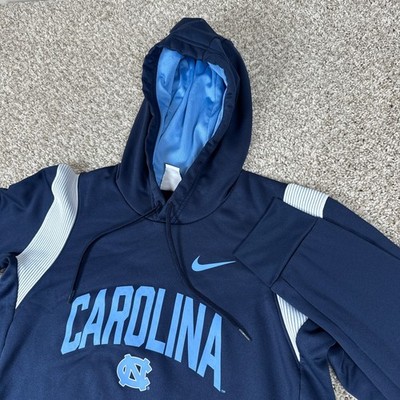 Carolina Tar Heels Hoodie Men M Navy Nike UNC Softball Therma FIT Team Issued
