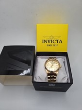 New With Box Invicta Specialty Gold Women's Watch 36mm - 29411 Water Resistant