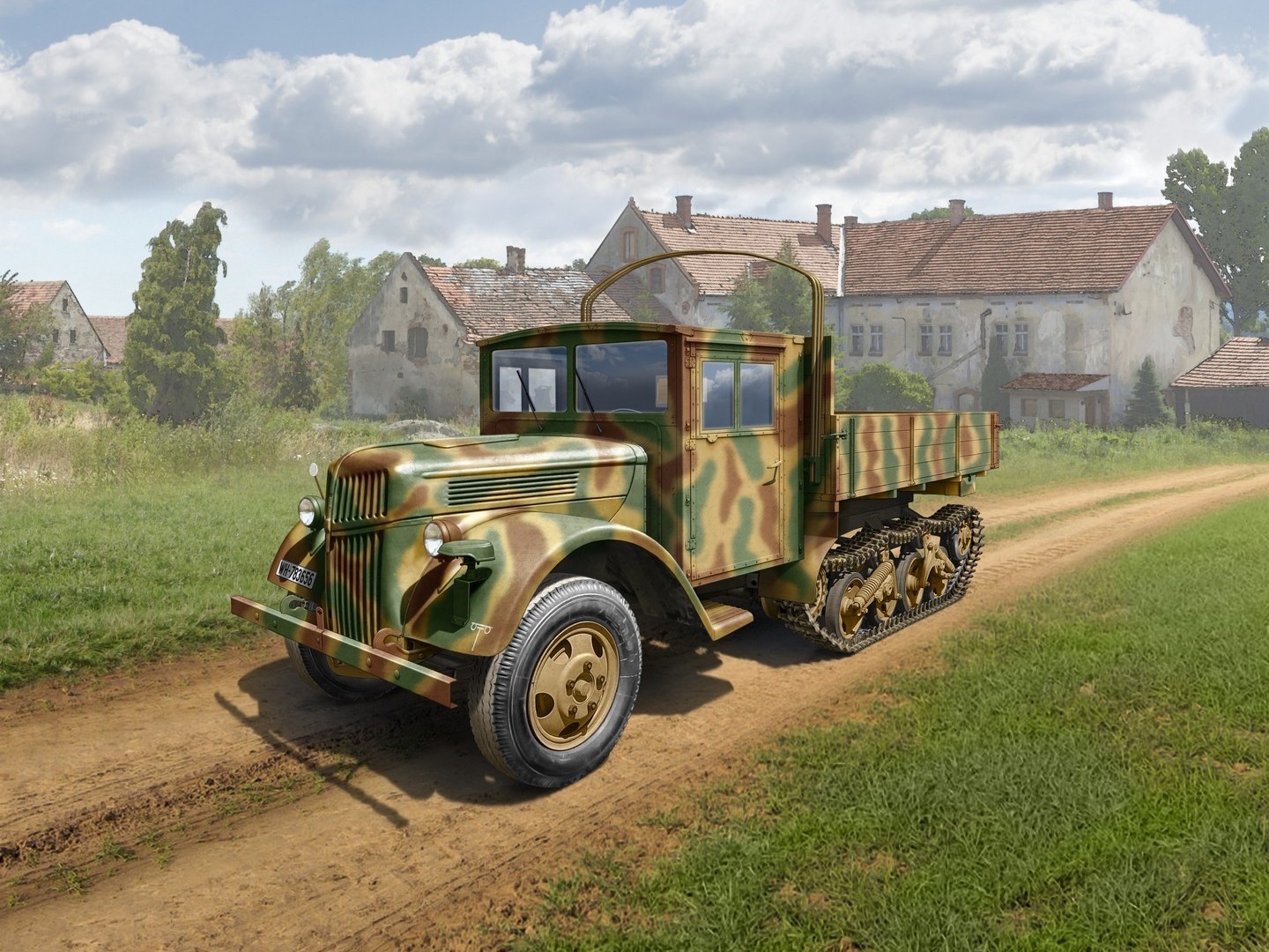 ICM 1:35 V3000S/SSM Maultier 'Einheitsfahrerhaus' WWII German Truck Plastic M...